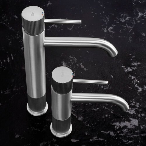 REA Bath Kopalni&amp;scaron;ki me&amp;scaron;alnik Lungo Stripe Brush Nickel Slike