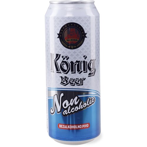 König Pivo bezalkoholno limenka 0.5l Cene