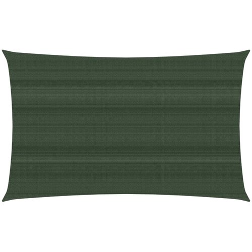 vidaXL Senčno jadro 160 g/m&sup2; temno zeleno 4x6 m HDPE Cene