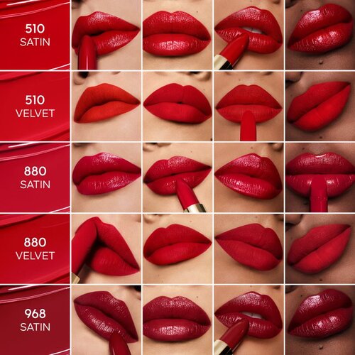 Guerlain Blooming Denim Rouge G razko&amp;scaron;na &amp;scaron;minka odtenek 962 Le Tulipe Noire Velvet 3.5 ml Slike