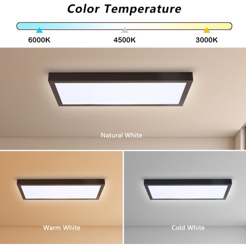  Brilagi - LED prigu&amp;scaron;iva svetiljka FRAME SMART LED/30W/230V crna IP44 + daljinski upravljač Slike