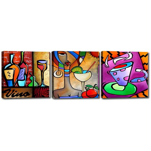 Tablo Center set od 3 slike vino Cijene