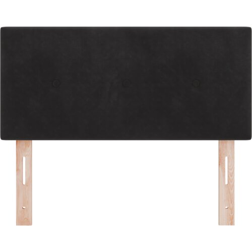 vidaXL LED uzglavlje s gumbima, crno, 80 cm, baršun Cene