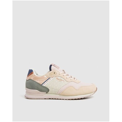PepeJeans Modne superge PLS40045 LONDON PRINT W Bež Slike