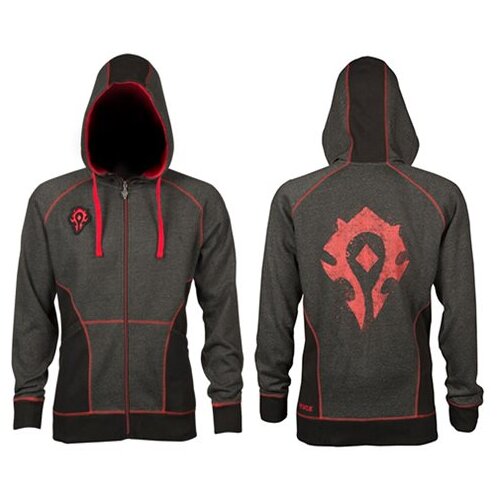 Jinx WORLD OF WARCRAFT HORDE CLASSIC PREMIUM ZIP-UP HOODIE, S Cene