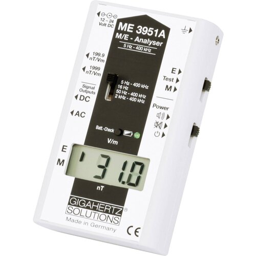 Gigahertz Solutions Gigahertz ME 3951 A Nizka frekvenca (NF)-analizator\, merilnik elektrosmoga 5 Hz - 400 kHz/ (20634327) Slike