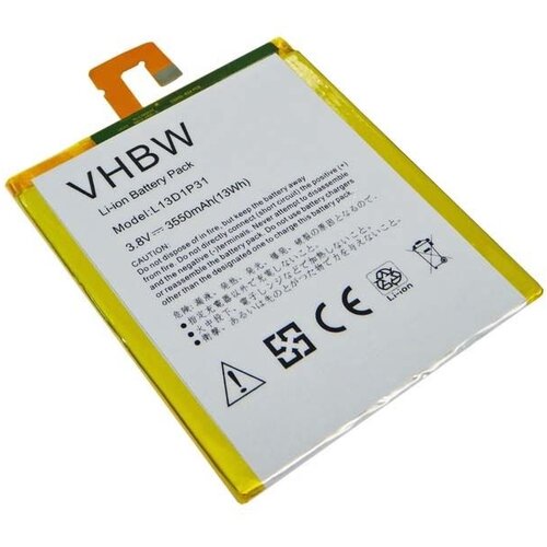 VHBW Baterija za Lenovo IdeaPad S5000 / Tab A7, 3550 mAh Slike