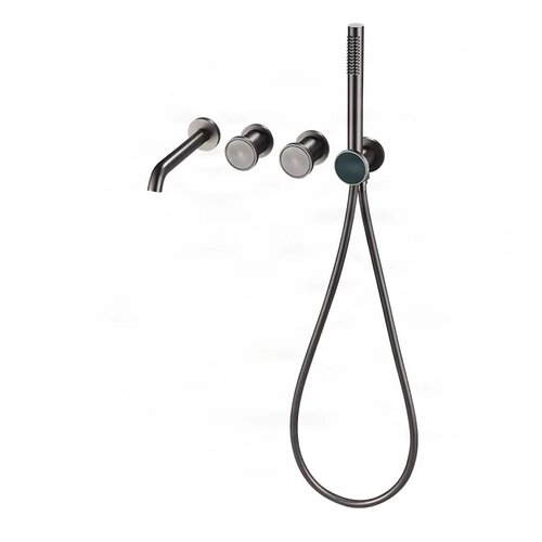 ELITE EDITION Stenski tu&amp;scaron; set BSC1717 z LED zaslonom v grafitno sivi izvedbi &amp;mdash; Gunmetal siva Slike