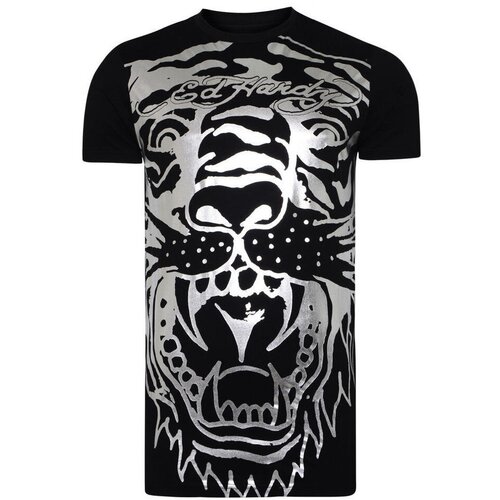 Ed Hardy Majice s kratkimi rokavi - Big-tiger t-shirt Črna Cene