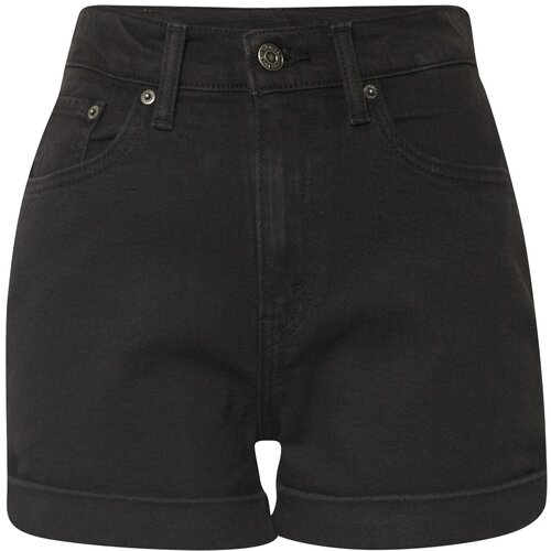 Levi&amp;#039;s Kavbojke &amp;#039;MOM A LINE SHORT 2&amp;#039; črn denim Slike