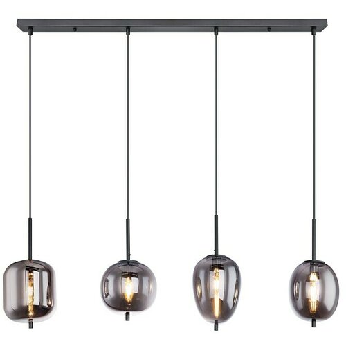 Globo Viseća LED svjetiljka Blacky (Broj žarulja: 4 Kom., 40 W, D x &amp;Scaron; x V: 100 x 185 x 120 cm, E14) Slike