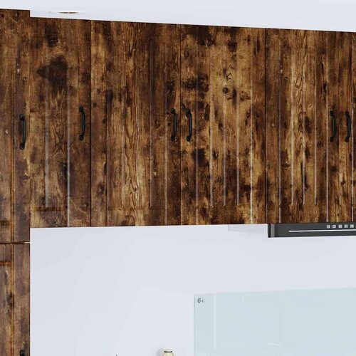 vidaXL zidni kuhinjski ormarić zidne dimljeni hrast 80 x 31 x 80 cm Cijene