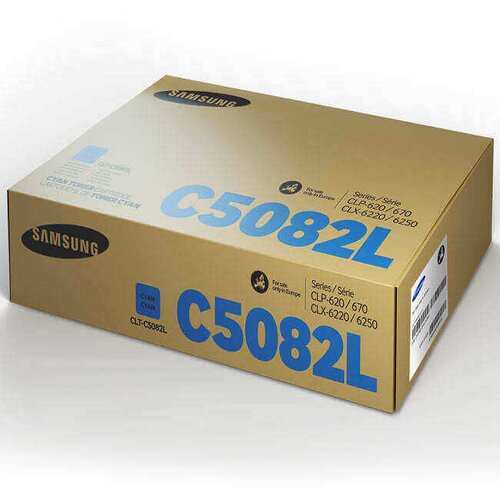 Samsung po&amp;scaron;kodovana embalaža: toner CLT-C5082L (modra), original Slike