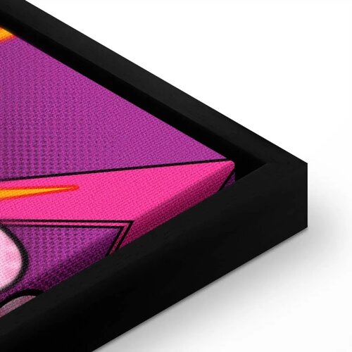  Slika - Energy of Colors (1-part) - English Text on Colorful Background 80x120 U crnom drvenom okviru Slike