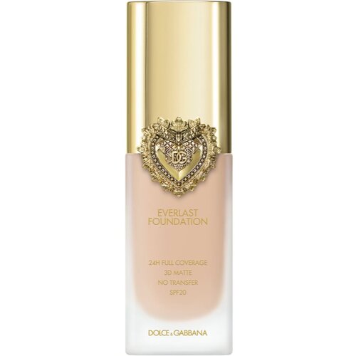 Dolce &amp;amp; Gabbana Flawless Everlast Foundation intenzivni prekrivni tekoči puder z dolgoobstojnim učinkom SPF 20 odtenek 10N LIGHT MEDIUM 27 ml Slike