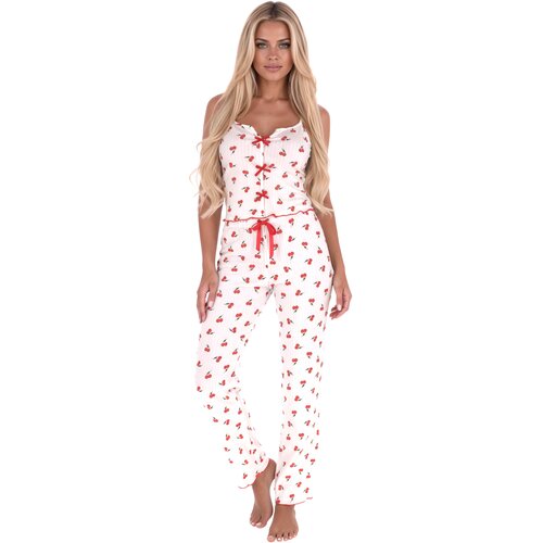Passion Lovelle Sleepwear White M Cene