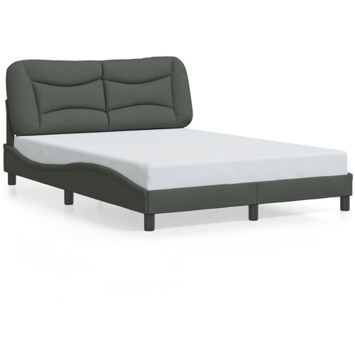  Okvir kreveta s LED-om bez madraca Hvar 140 x 190 cm od tkanine Slike