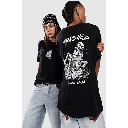 A Lost Cause Trashed T-shirt black Cene