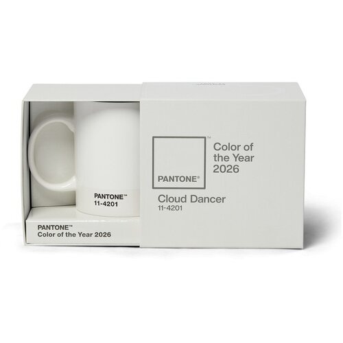 Pantone Bijela keramička &amp;scaron;alica 375 ml Cloud Dancer - Slike