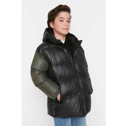 Trendyol Black Color Block Boy Inflatable Jacket