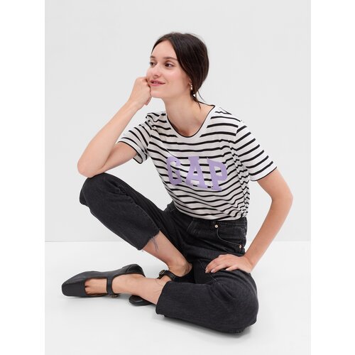 GAP Striped T-shirt with logo - Women Slike