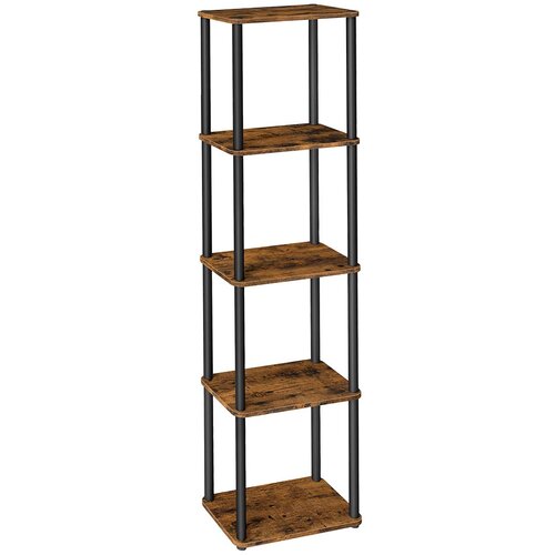 Songmics Polica enota 5 nivojev 23,8x38x139 cm rjava, (5000250163) Slike