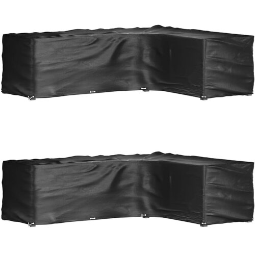  Navlake za kutnu vrtnu garnituru 2 kom s 16 u&scaron;ica 260x210x80 cm Cijene