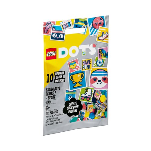 Lego DOTS 41958 Dodatne TOČKICE &amp;ndash; serija 7, SPORT Slike