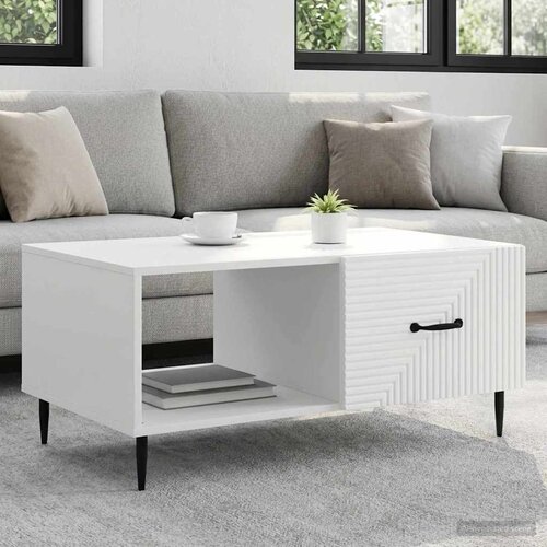  Kava Stol Bijela 90 x 50 x 40 cm Konstruirano drvo Cijene