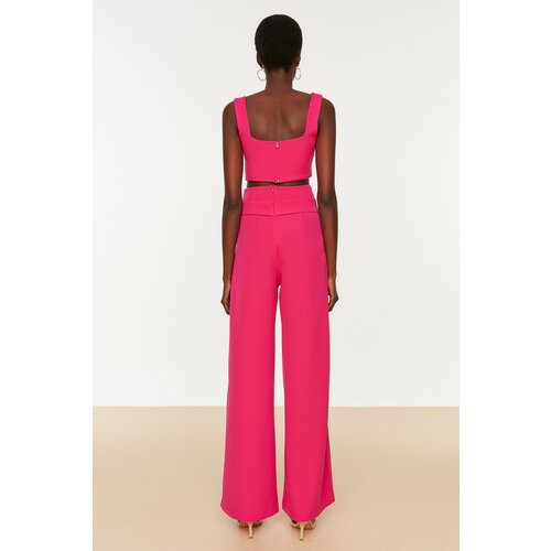Trendyol Fuchsia Detailed Trousers Cene