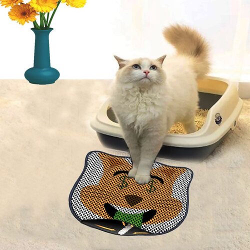 WALLXPERT Kdkafa0241 multicolor cat litter mat Cene