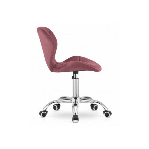 Modern Home Kancelarijska stolica Ferra sa točkovima dark pink Velvet Cene