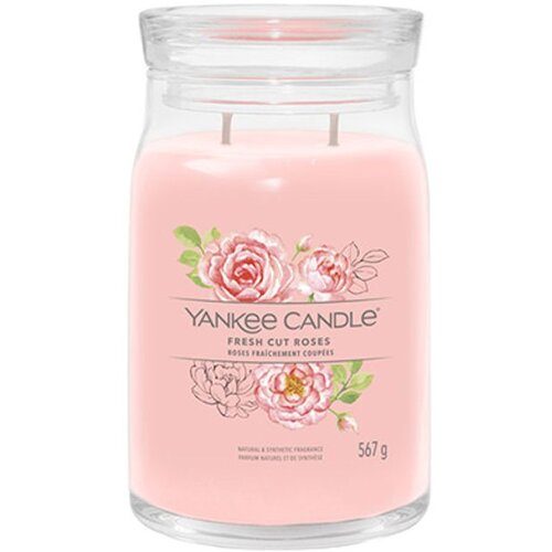 Yankee Candle Fresh Cut Roses mirisna svijeća Signature 567 g Cene