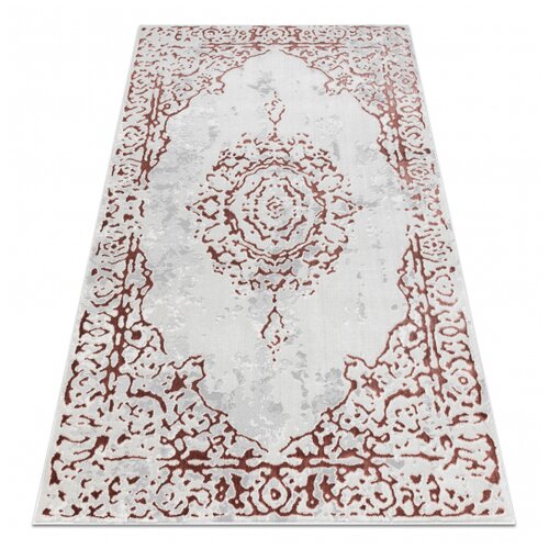 RugsX Preproga ALLURE 1961 Ornament, okvir - strukturna, elegantna, glamur belo / roza 140x190 cm, (21996193) Cene