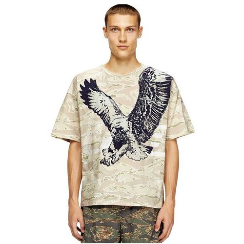 Diesel relaxed fit mu&amp;scaron;ka majica Slike