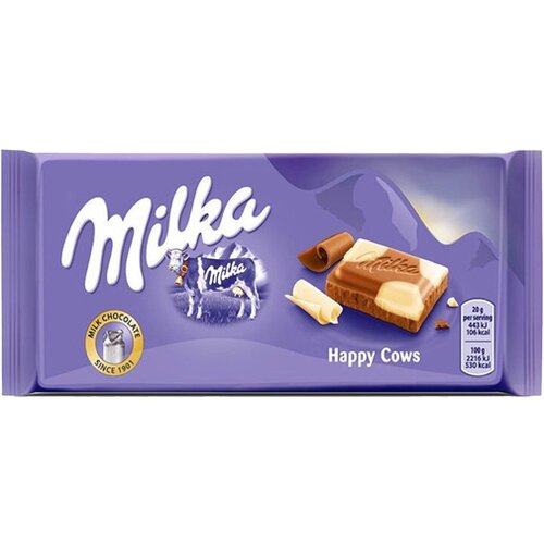 Milka happy cows čokolada, 100g Cene