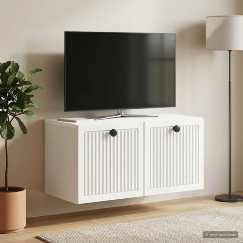 TV ormar za zid Bijela 59,5 x 31 x 30 cm Konstruirano drvo Cene