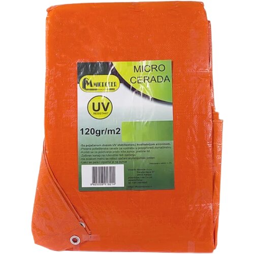 Microcer Cerada 3x5m 120gr oranž /76032 Cene