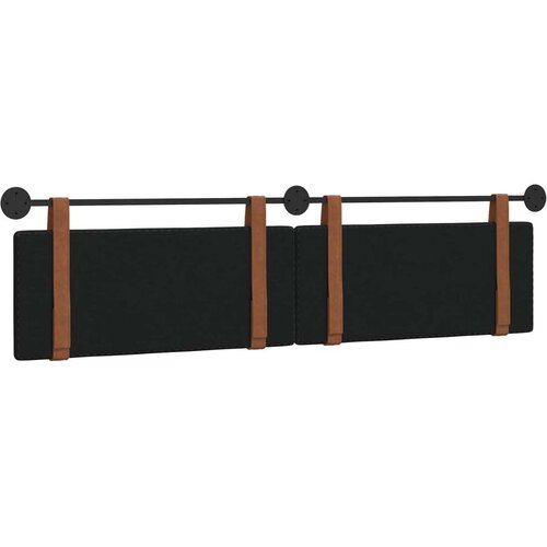  Držeće uzglavlje Zidne Crna 210 x 55 x 5 cm Antikni PU - Crna 200 cm bez LED Slike