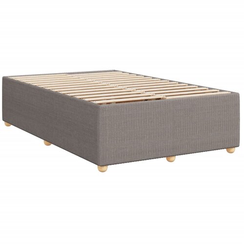 VidaXL Okvir kreveta Taupe 120x190 cm Tkanina Slike