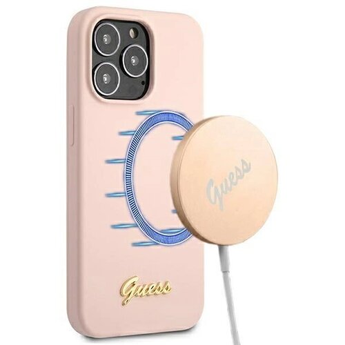 Guess HARDCASE OVITEK ZA IPHONE 13 PRO / 13 6.1 ZA MAGSAFE ROZA, (21833568) Cene