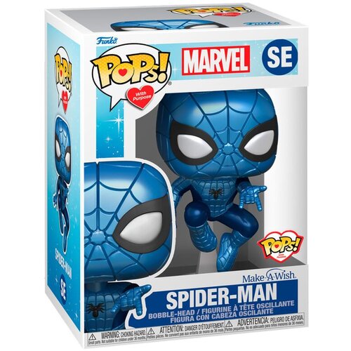 Funko POP figure Marvel Make a Wish Spiderman Metallic Slike