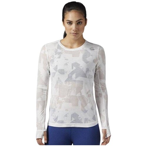 Reebok Polo majice dolgi rokavi BR2653 Bela Slike