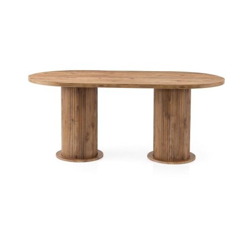 Hanah home Trpezarijski sto Milas-2991, 180x77x90 cm, Smeđa Slike