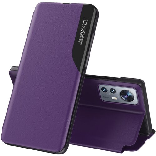  Etui/ovitek s prednjim okencem za Xiaomi 12/12X/12S, vijoličen Cene