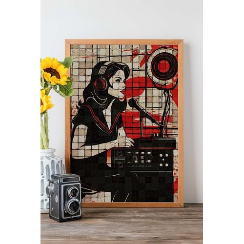 Wallity Popmosaic23 uramljena slika, 33x48 cm Cene