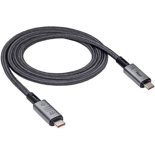 Akyga USB kabel USB-C&reg; vtič\, USB-C&reg; vtič 1.00 m siva AK-USB-45, (20578042) Cene