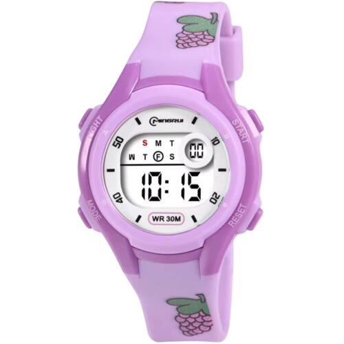 MINGRUI Otroška digitalna ura CU-41741 - Vijolična Cene