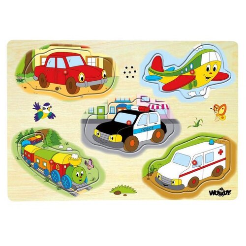 Molarem Home Drvene puzzle - vozila, 5 elemenata 22,5x30 cm Cijene