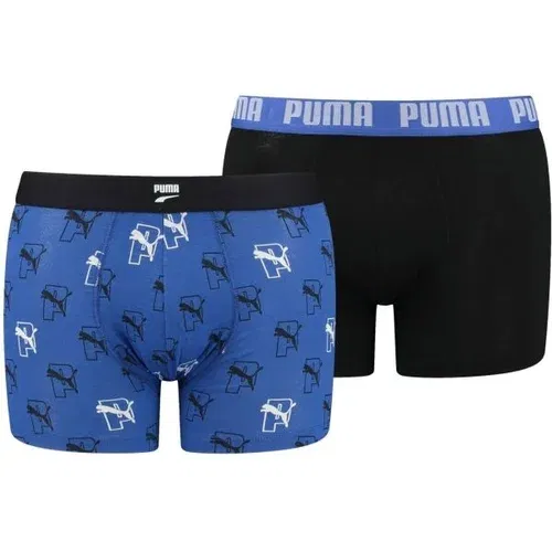 Puma MEN AOP BOXER 2P Muške bokserice, plava, veličina